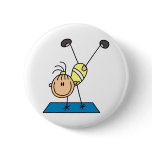 Stick Girl Gymnast Doing Flips Button