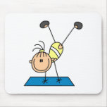 Stick Girl Gymnast Doing Flips Mousepad
