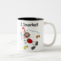 Stick Girl I Snorkel Mug