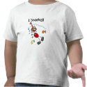 Stick Girl I Snorkel t-shirts by toddlersplace Stick Girl I Snorkel t-shirts