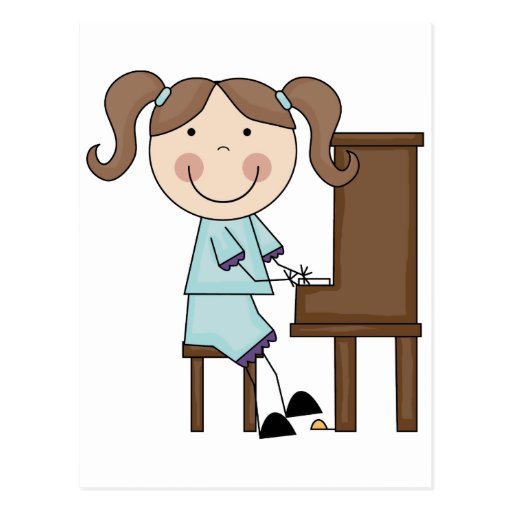 girl playing piano clipart - photo #3