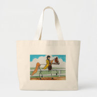 STICK HORSE American Saddlebred Tote Bag