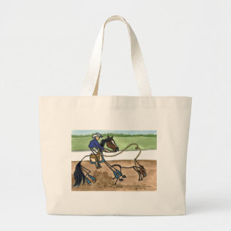 STICK HORSE calf roping Canvas Bags