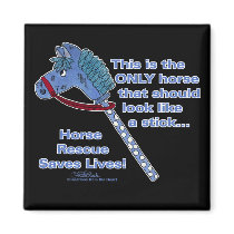 Stick Horse magnets by creationhrt Stick Horse magnets