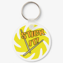 Stick It Keychain by KamikazePercussion Stick It Keychain