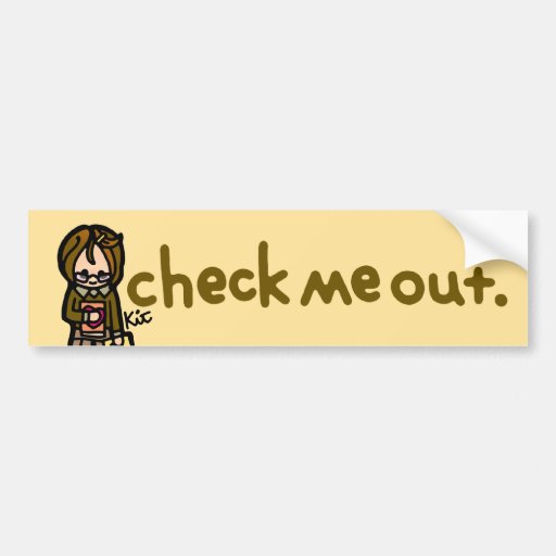 stick it on your book cart. bumper stickers