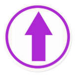 Stick it to the influence - Purple Stickers