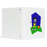 Stick man dribbles basketball binders