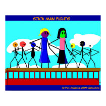 Stick Man Fight Characters posters