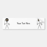 Stick Ninja Bumper Sticker