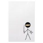 Stick Ninja Custom Stationery