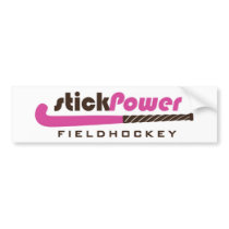 Stick Power Field Hockey - (Bumper Sticker) bumper stickers