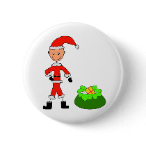 stick Santa buttons