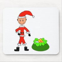stick Santa mousepads