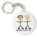 Stick SG1 Stupid Cute OTP J/D Keychain