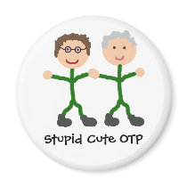 Stick SG-1 Stupid Cute OTP J/D magnets
