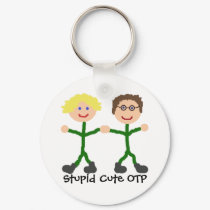 Stick SG-1 Stupid Cute OTP S/D keychains