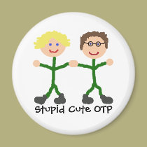 Stick SG-1 Stupid Cute OTP S/D magnets