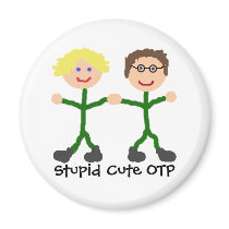 Stick SG-1 Stupid Cute OTP S/D magnets