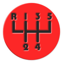 STICK SHIFT stickers by nassosvakalis STICK SHIFT stickers