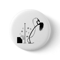 Stick Singer Pin