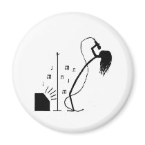 Stick Singer magnets by dan_in_progress Stick Singer magnets