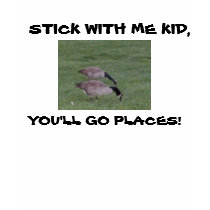 STICK WITH ME KID,, YOU'LL GO PLACES! tee t-shirts by JoAnnHayden STICK WITH ME KID,, YOU'LL GO PLACES! tee t-shirts