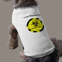 sticker2b, I am the Urinator pet clothing