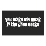 Sticker 4-Pack: Knee Socks