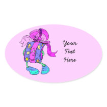 Sticker Anthropomorphic Gift Present Celebration