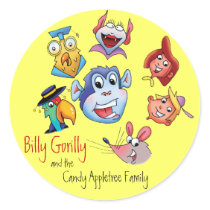 Sticker-Billy Gorilly & Family