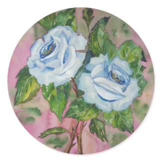 Sticker Blue Roses sticker