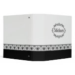 Sticker Book (Black And White) 3 Ring Binders