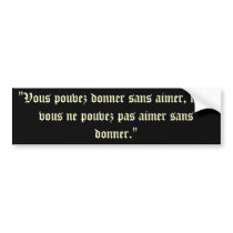 STICKER bumper stickers