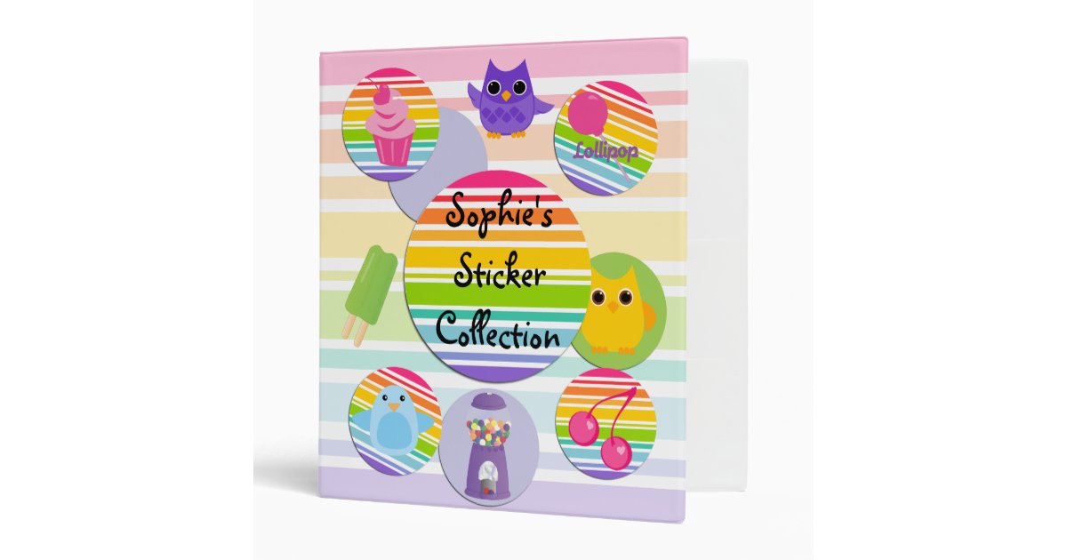 Sticker Collection Binder Zazzle
