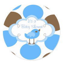sticker cute cloud bridie sweet baby shower blue