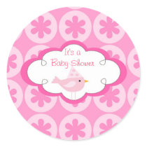 sticker cute cloud bridie sweet baby shower pink