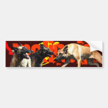 sticker for car malinois bumper stickers