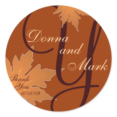 Sticker for Invitation or Thank You Card/Letter