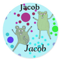 sticker for name:  Jacob