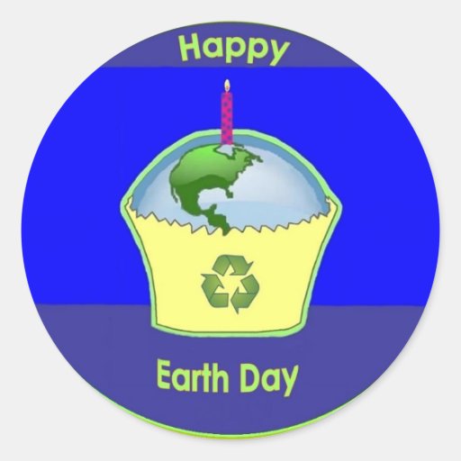 sticker - Happy Earth Day