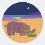Sticker Hippo Holidays