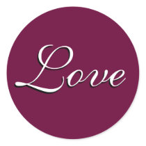Sticker "Love" Custom by monogramgallery Sticker "Love" Custom