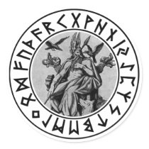 sticker Odin Shield by johnpryor2000 sticker Odin Shield