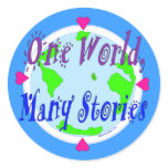 Sticker - One World, Many Stories stickers