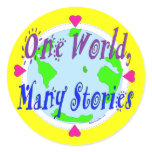 Sticker - One World, Many Stories stickers