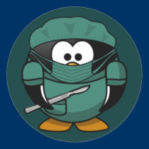 Sticker - Penguin Doctot stickers