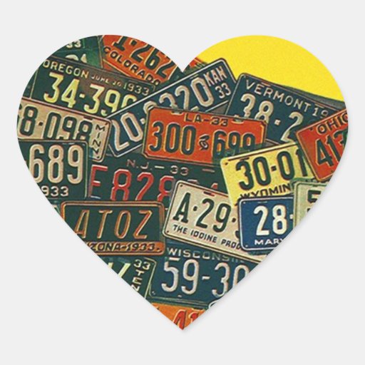 Sticker Road Trips Travel License Plates Plate Zazzle