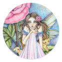 Sticker - Rosy Dawn fairy by cckuik Sticker - Rosy Dawn fairy
