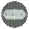 STICKER SEAL :: elegant flamboyant 3